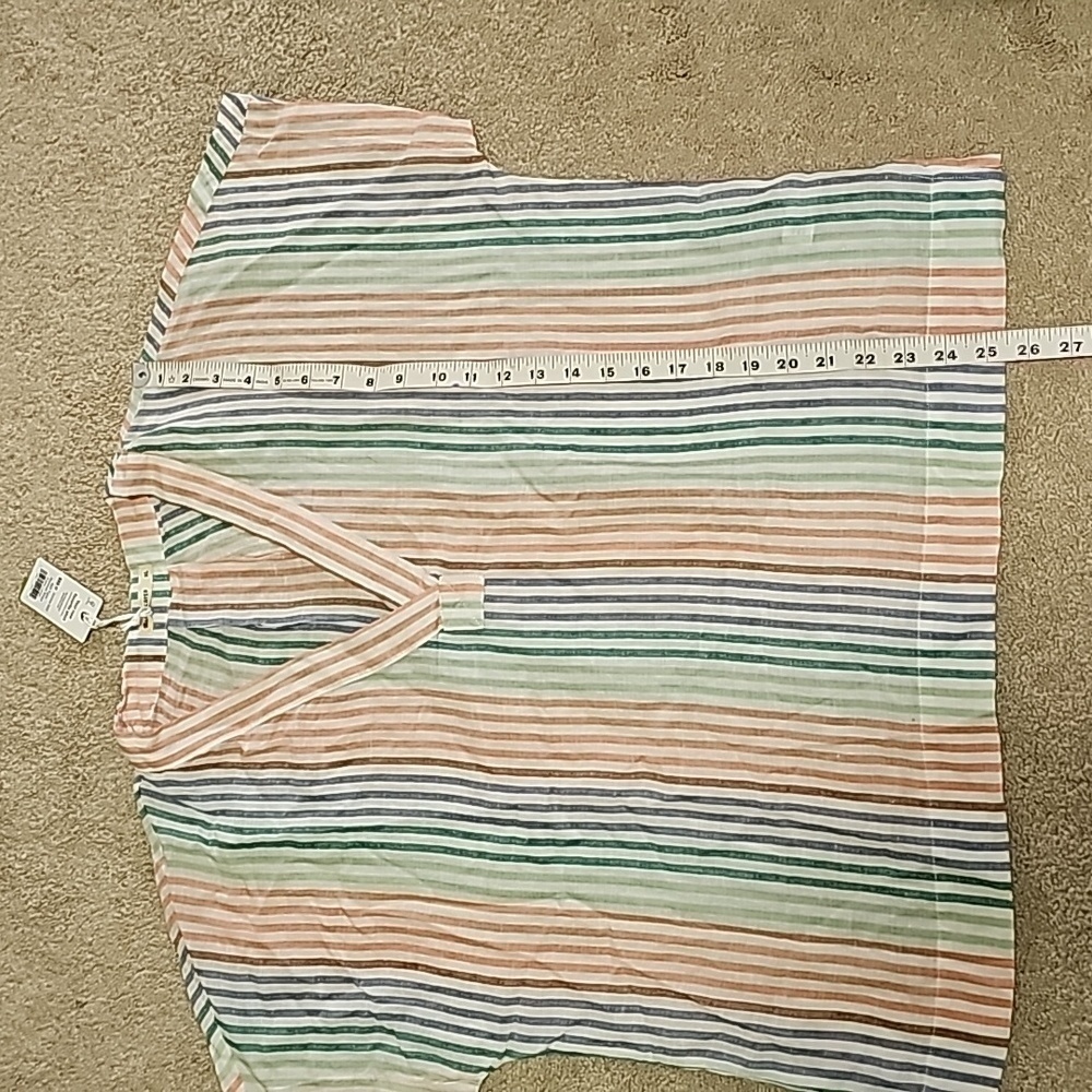 Marine layer Bali Tunic in Rainbow Stripe - Picture 10 of 11
